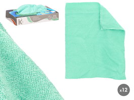 Arte Regal Set 12 Paños Microfibra Menta 30 x 23 cm (Set de 12)