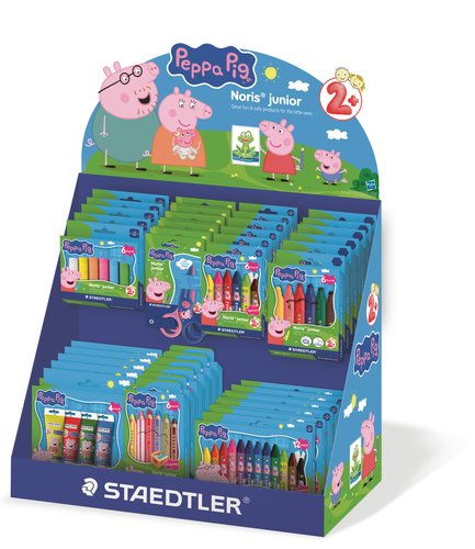 Staedtler Expositor Noris Junior Peppa Pig 48 Unidades Surtidas Staedtler Expositor Noris Junior Peppa Pig 48 Unidades Surtidas