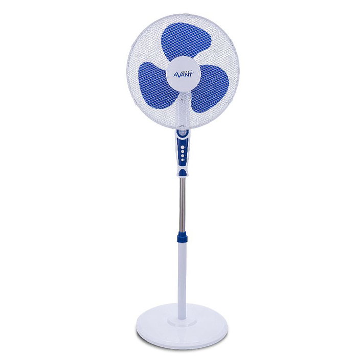 AVANT Ventilador de Pie 16" (40 cm), 45W, con Base Redonda