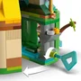 LEGO Disney Diversión en la Isla con Vaiana 43260 de micromundo construible de dos caras con personajes en miniatura
