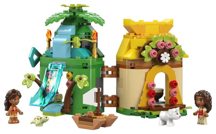 LEGO Disney Diversión en la Isla con Vaiana 43260 de micromundo construible de dos caras con personajes en miniatura LEGO Disney Diversión en la Isla con Vaiana 43260 de micromundo construible de dos caras con personajes en miniatura