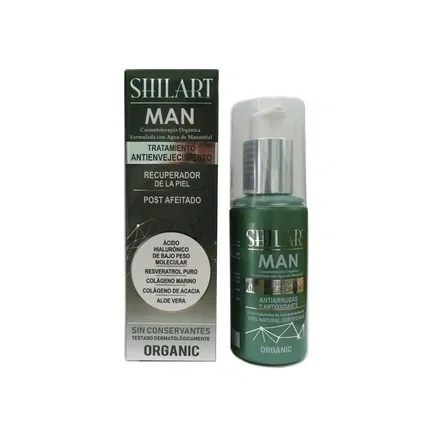 SHILART Man Emulsión Facial Antienvejecimiento y Post Afeitado