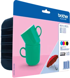 Brother Value Pack LC-227XL+LC-225XL Negro, Cian, Magenta y Amarillo