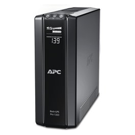 APC Back-UPS Pro 1500 BR1500GI SAI línea interactiva 1500VA / 865W con onda sinusoidal, regulación AVR, 10 salidas, LCD