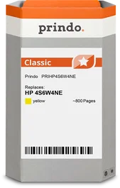 Prindo Cartucho de tinta amarillo PRIHP4S6W4NE Classic
