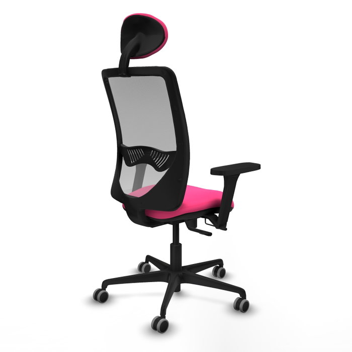 PIQUERAS Y CRESPO Silla de oficina Zulema Rosa y Gris PIQUERAS Y CRESPO Silla de oficina Zulema Rosa y Gris