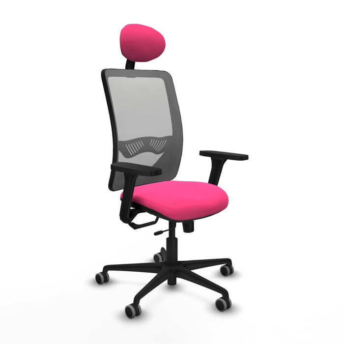 PIQUERAS Y CRESPO Silla de oficina Zulema Rosa y Gris PIQUERAS Y CRESPO Silla de oficina Zulema Rosa y Gris