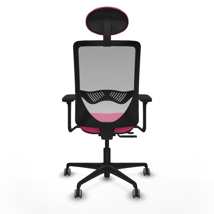 PIQUERAS Y CRESPO Silla de oficina Zulema Rosa y Gris PIQUERAS Y CRESPO Silla de oficina Zulema Rosa y Gris