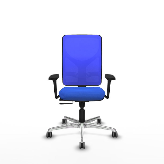 PIQUERAS Y CRESPO Silla de oficina Motilla Azul con Mecanismo Sincro/Traslack
