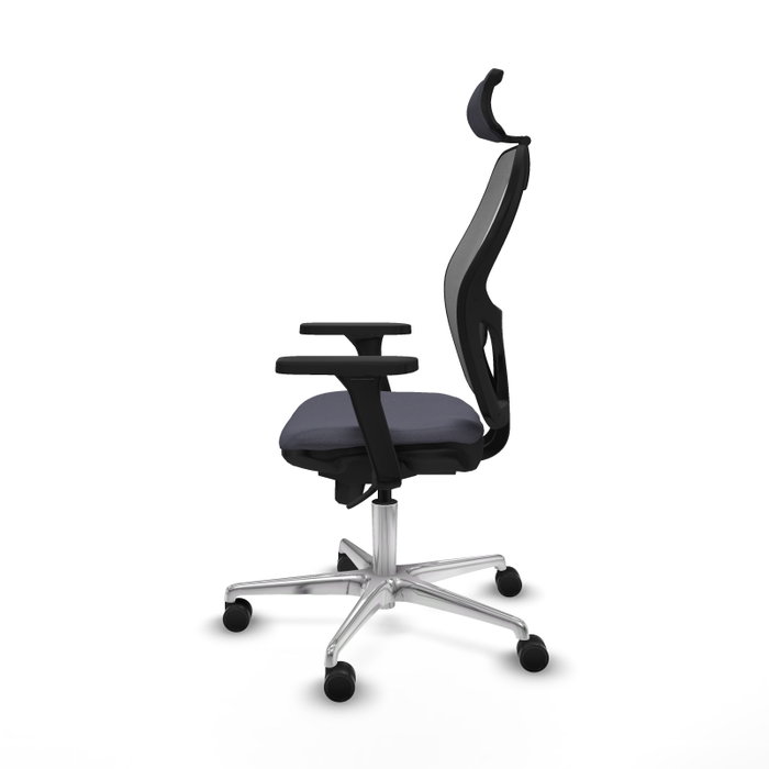 PIQUERAS Y CRESPO Silla de oficina Jorquera Gris con mecanismo Sincro y brazos 3D PIQUERAS Y CRESPO Silla de oficina Jorquera Gris con mecanismo Sincro y brazos 3D