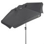 Aktive Sombrilla de jardín hexagonal antracita reclinable UV50