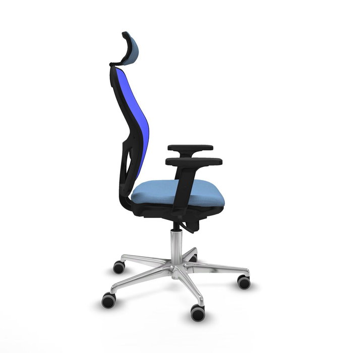 PIQUERAS Y CRESPO Silla de oficina Jorquera azul con mecanismo sincro PIQUERAS Y CRESPO Silla de oficina Jorquera azul con mecanismo sincro