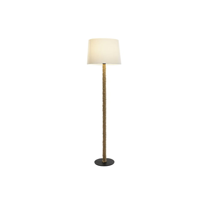 DKD Home Decor Lámpara de Pie de Metal y Cuerda 42x42x151 cm DKD Home Decor Lámpara de Pie de Metal y Cuerda 42x42x151 cm