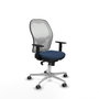 PIQUERAS Y CRESPO Silla de oficina Jorquera Azul marino y Blanco