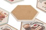 DKD Home Decor Posavasos Postre Multicolor Surtido de 12 unidades