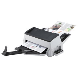 Ricoh fi-7600 Escáner Documentos, 100 ppm, 600x600 DPI, Doble Cara, ADF 300 Hojas, Negro/Blanco