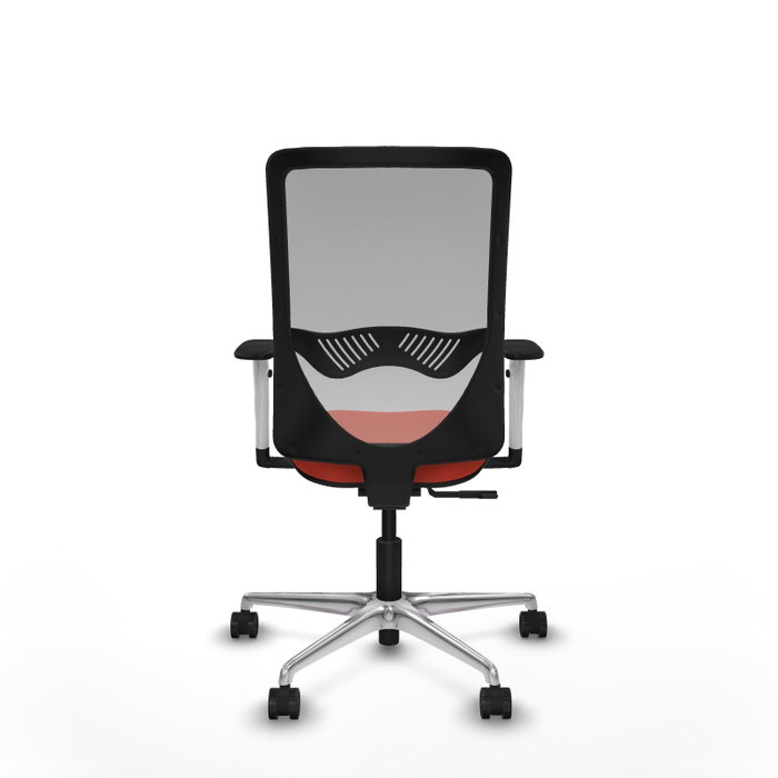 PIQUERAS Y CRESPO Silla de oficina Zulema con mecanismo Sincro, Naranja oscuro y Gris PIQUERAS Y CRESPO Silla de oficina Zulema con mecanismo Sincro, Naranja oscuro y Gris