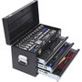 KS Tools CHROMEplus Juego de herramientas universal 1/4 + 1/2, 99 piezas