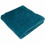 Domiva Manta boudoir Pavo real - 75 x 100 cm - Pana, suave y cálida