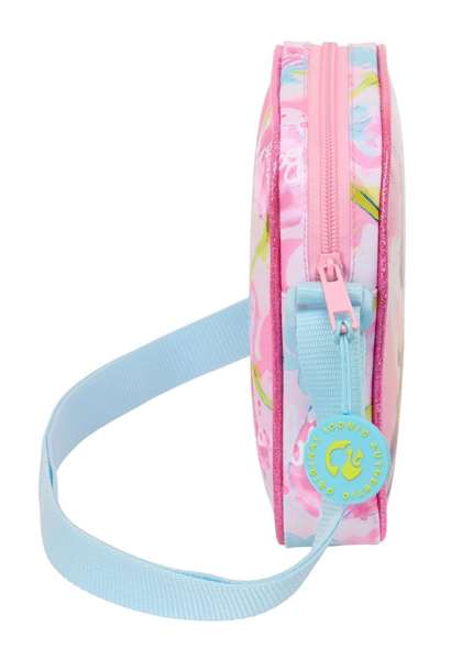 Bolso Bandolera Barbie Painterly Rosa Azul cielo 16 x 18 x 4 cm