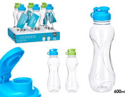 Leknes Cantimplora de Plástico Surtido Colores 8x25x8 cm (Set de 24)