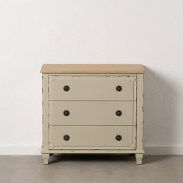 Cómoda Crema Madera 80 X 38 X 73 cm