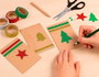 Innspiro Cinta masking tape Serie Glitter purpurina verde 15mm x 6,5m