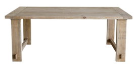 DKD Home Decor Mesa Comedor Alpino Natural 200 x 100 x 78 cm