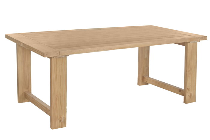 DKD Home Decor Mesa Comedor Alpino Natural 200 x 100 x 78 cm