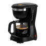 Adler Cafetera de goteo Ad4381, negra, 6 tazas, 600 W
