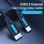 Vention Cable USB 3.0 Tipo C Macho a Micro USB Macho, 5Gbps, 50 cm, Negro