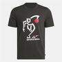 Camiseta de Manga Corta Hombre Reebok Gs Hs Attack Tee Negro