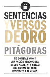 SENTENCIAS Y VERSOS DE ORO, Pitágoras - GET A BOOK