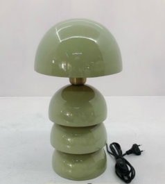 DKD Home Decor Lámpara de Sobremesa Metal Verde