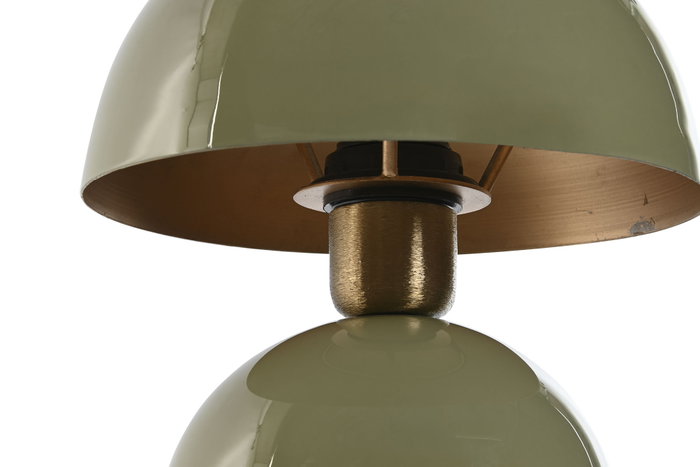 DKD Home Decor Lámpara de Sobremesa Metal Verde
