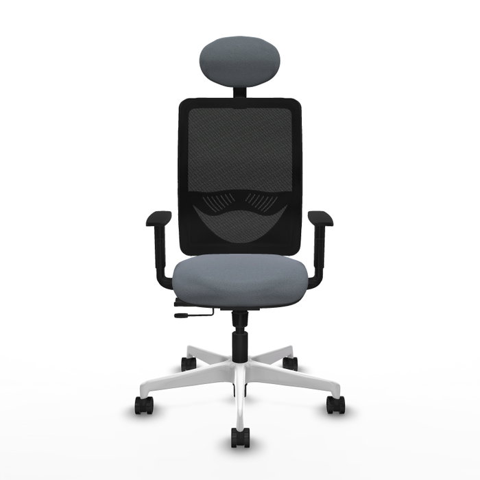 PIQUERAS Y CRESPO Silla de oficina Zulema Gris y Negro PIQUERAS Y CRESPO Silla de oficina Zulema Gris y Negro