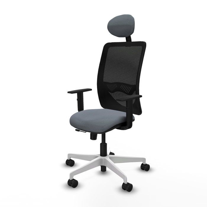 PIQUERAS Y CRESPO Silla de oficina Zulema Gris y Negro PIQUERAS Y CRESPO Silla de oficina Zulema Gris y Negro