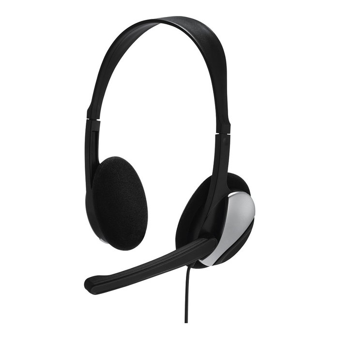 Hama HS-P100 Auriculares Negro y Plata Hama HS-P100 Auriculares Negro y Plata
