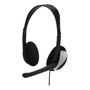 Hama HS-P100 Auriculares Negro y Plata