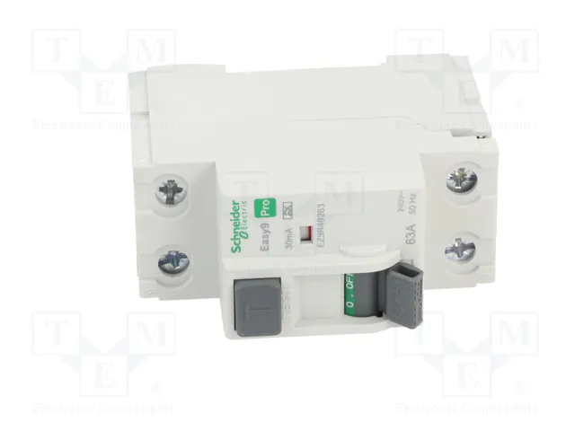 SCHNEIDER ELECTRIC Interruptor diferencial Easy9 Pro 63A 30mA 2 polos SCHNEIDER ELECTRIC Interruptor diferencial Easy9 Pro 63A 30mA 2 polos