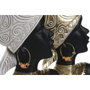 DKD Home Decor Figuras de Resina Africanas Colección ARAMI, Surtido de 2 Piezas
