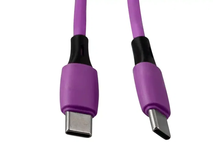 Q-connect Cable USB-C a USB-C PVC 2m Morado Q-connect Cable USB-C a USB-C PVC 2m Morado