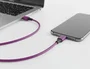 Q-connect Cable USB-C a USB-C PVC 2m Morado