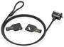 AISENS Cable de seguridad ASLK-D40K04-BK con cerradura de llave, 1,5 m, Negro