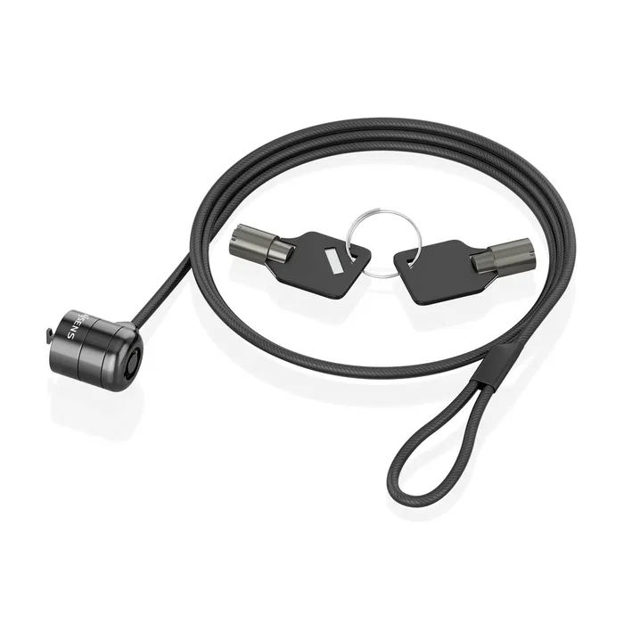Aisens Cable de Seguridad ASLK-D40K04-BK Negro 1,5 m