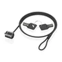 Aisens Cable de Seguridad ASLK-D40K04-BK Negro 1,5 m