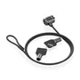 Aisens Cable de Seguridad ASLK-D40K04-BK Negro 1,5 m