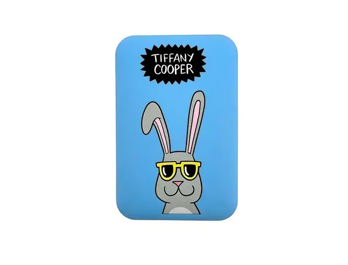 Wondee Batería Externa 10.000 mAh Conejo Gafas Sol Diseño Alegre y Estilo