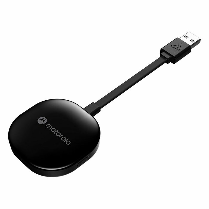 Motorola MA1 Adaptador Inalámbrico Android Auto USB-A Negro Motorola MA1 Adaptador Inalámbrico Android Auto USB-A Negro