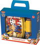 Stor - Set 2 Piezas Vuelta al Cole Paw Patrol Boy Rescue Pups con Botella 380 ml y Sandwichera Rectangular, en Caja Regalo, Recomendado +36 Meses